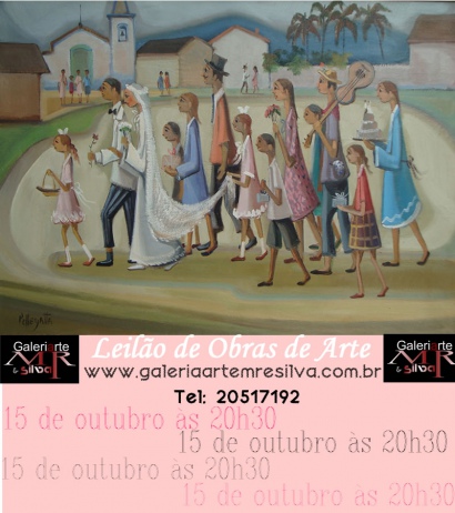 LEILÃO DE OBRAS DE ARTE - Tel 11 2051-7192