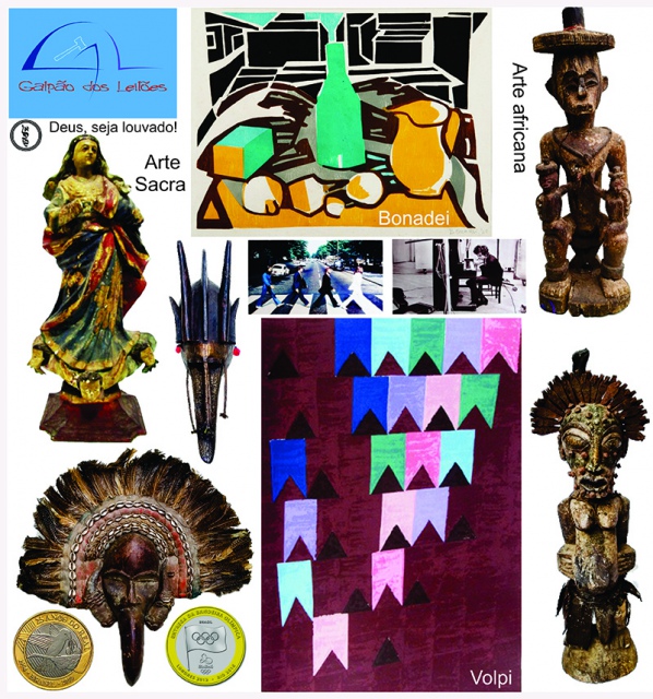 LEILÃO DE ARTE, CURIOSIDADES e DECORAÇÃO (destaque p/ Colecionismo, e Tribal Africana), 18 e 20/1/20