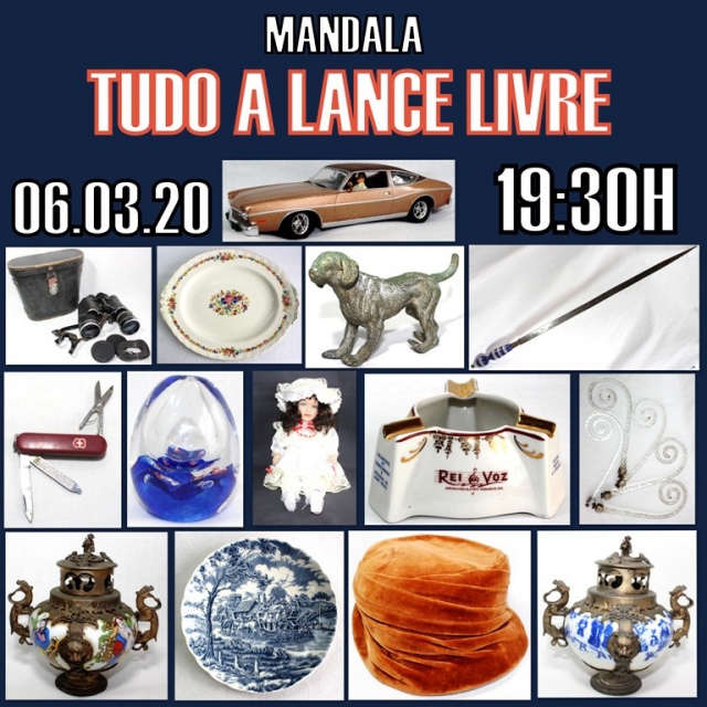 LEILÃO MANDALA - TUDO A LANCE LIVRE