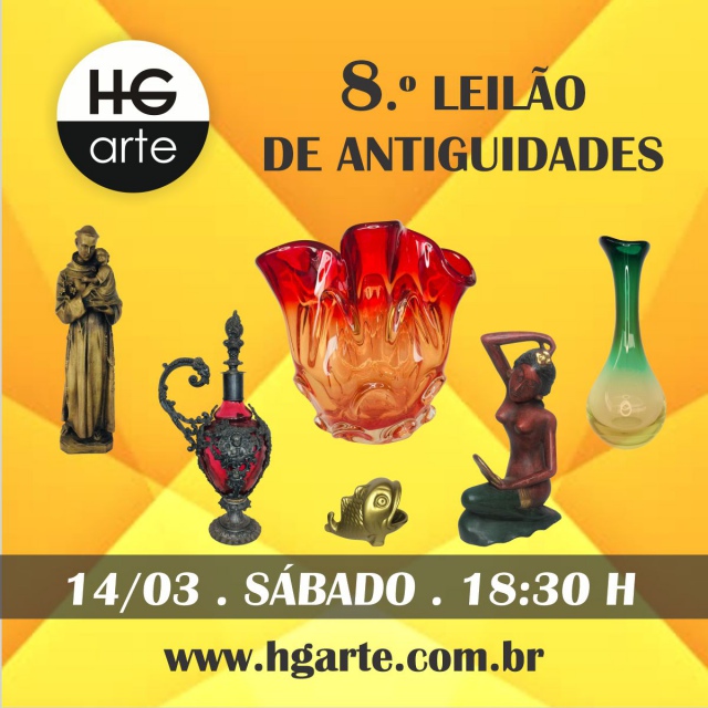 HG ARTE - 8.º LEILÃO DE ARTE E ANTIGUIDADES