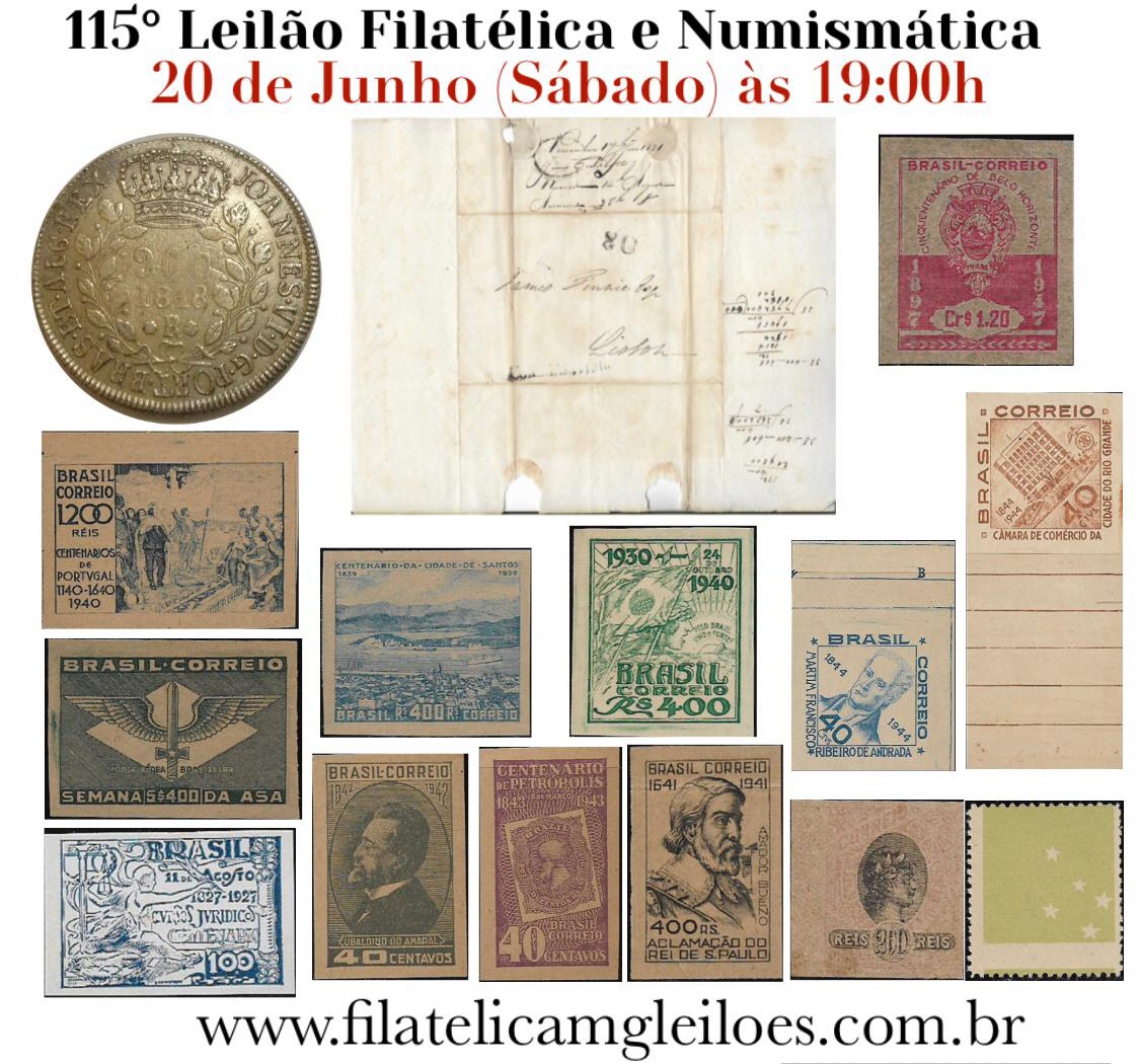111º Leilão de Filatelia e Numismática