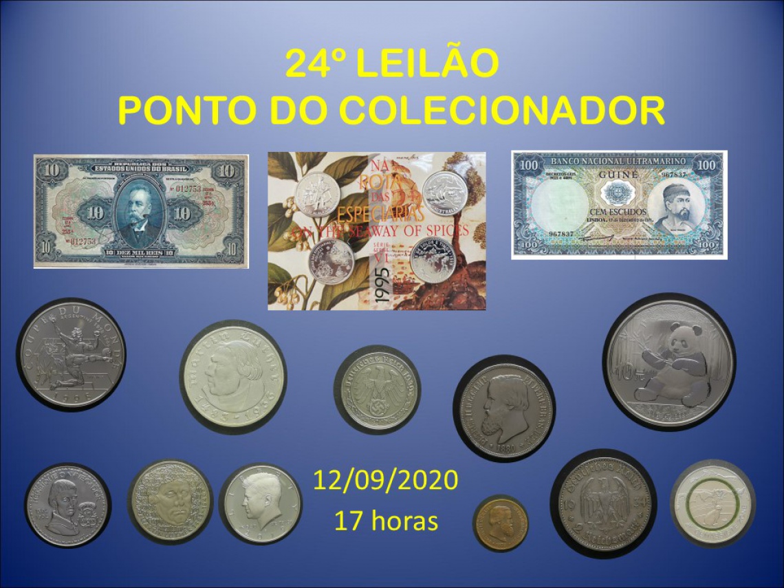 24º LEILÃO PONTO DO COLECIONADOR