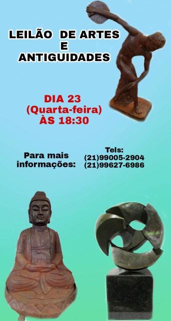 LEILÃO GALPÃO DE ARTE E ANTIGUIDADES