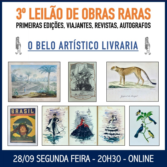 3º LEILÃO DE LIVROS E REVISTAS ESPECIAIS/RAROS - O Belo Artístico