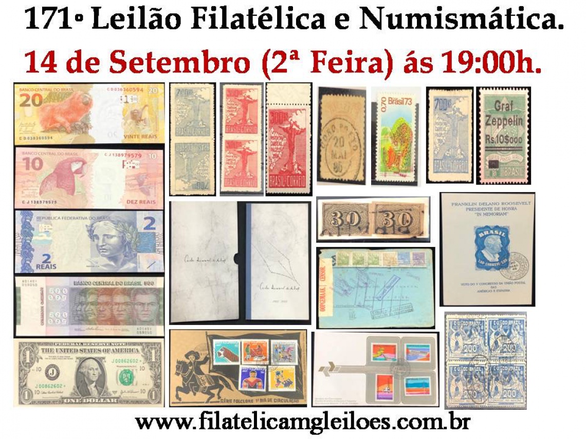 171º Leilão de Filatelia e Numismática