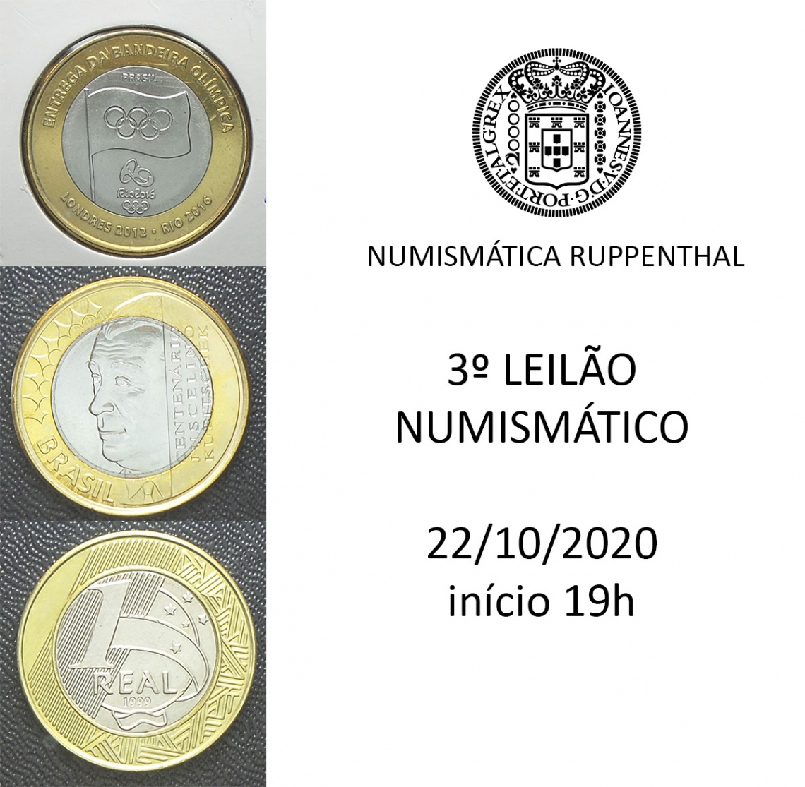 3º Leilão de Numismática - Numismática Ruppenthal