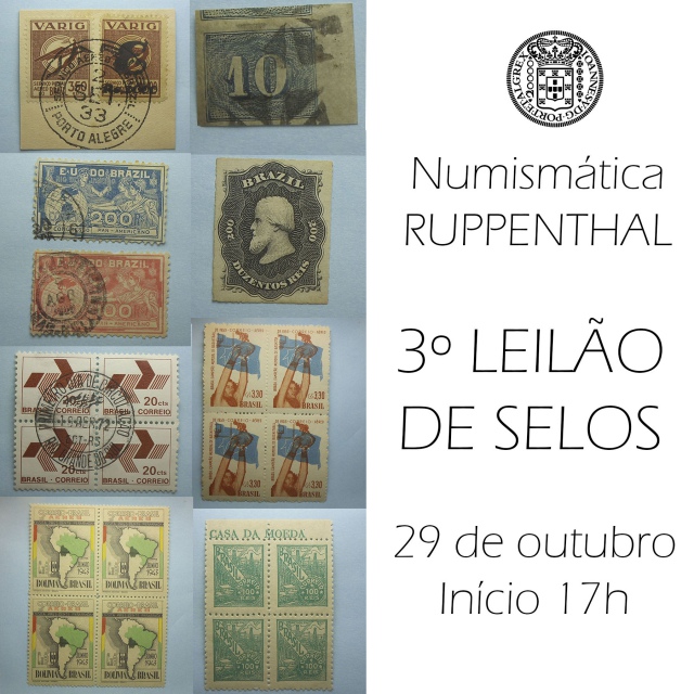 3º Leilão de SELOS- Numismática Ruppenthal