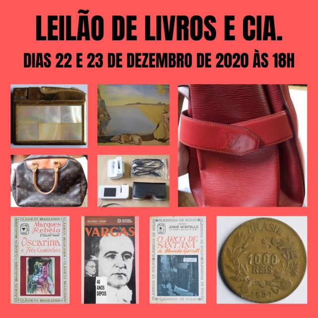 LEILÃO DE LIVROS E CIA.