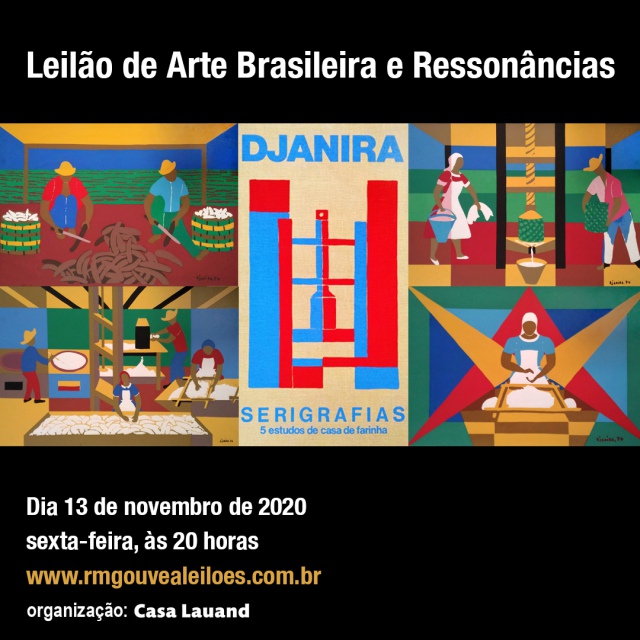 Leilão Arte Brasileira e Ressonâncias 13/11/20 às 20h