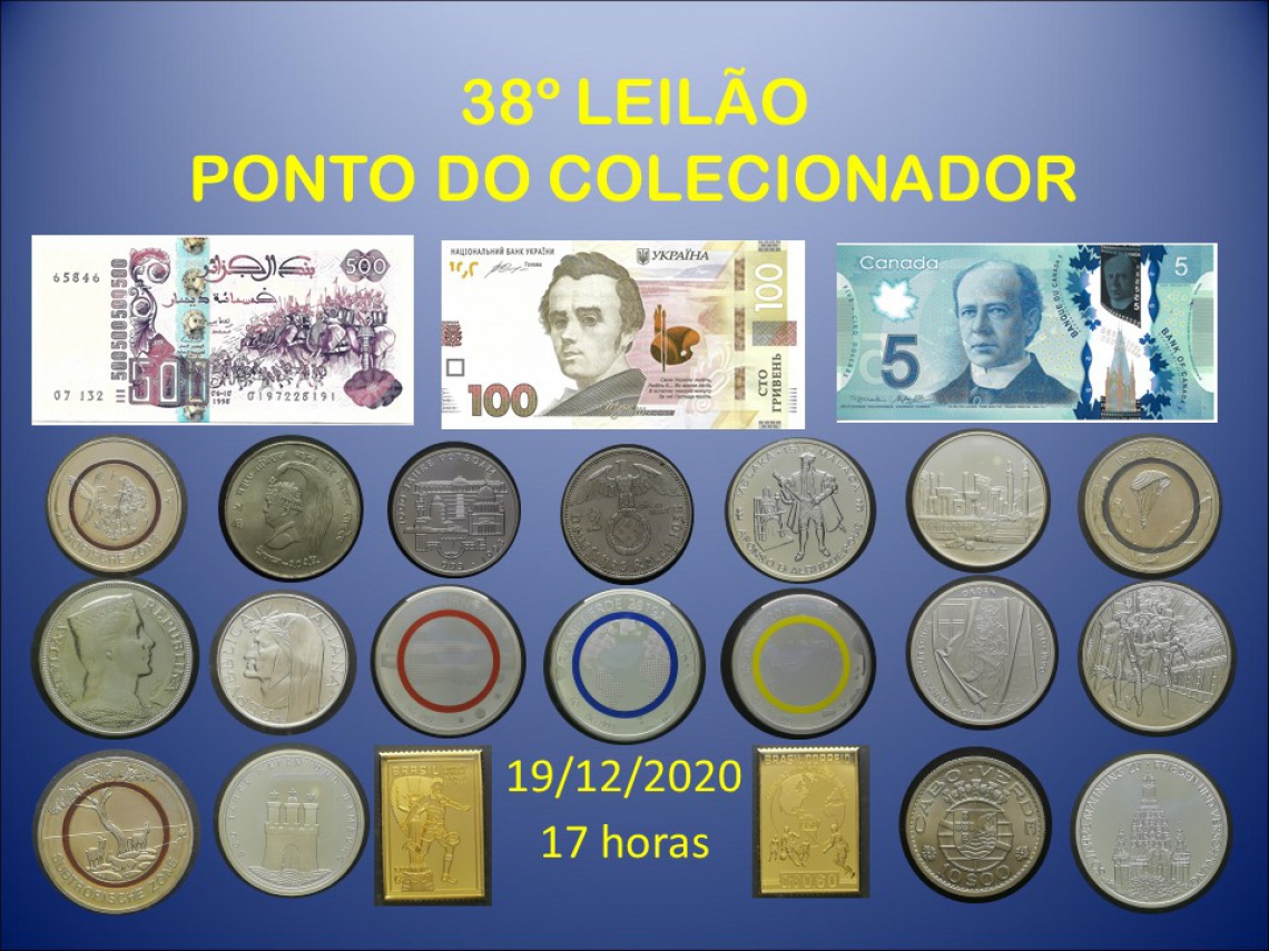 38º LEILÃO PONTO DO COLECIONADOR