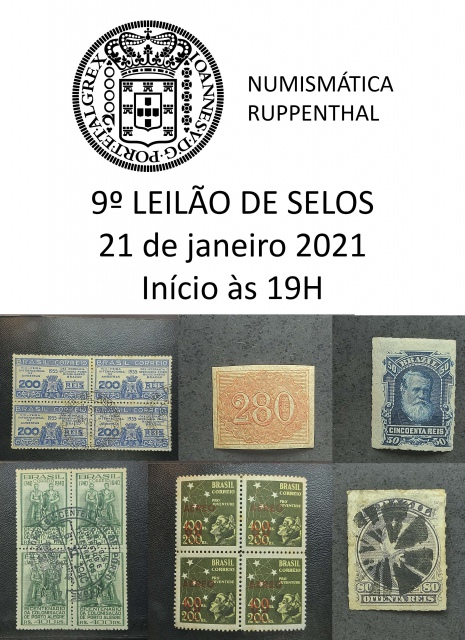 9º Leilão de Selos - Numismatica Ruppenthal