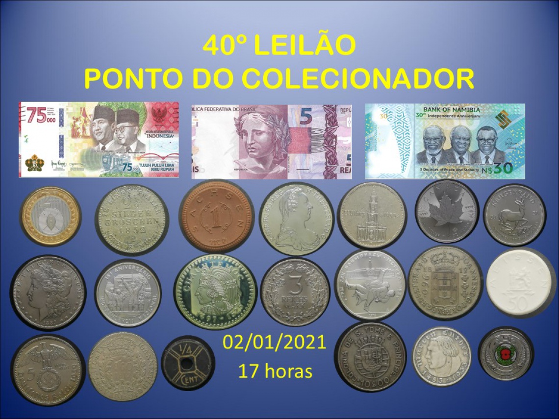 40º LEILÃO PONTO DO COLECIONADOR