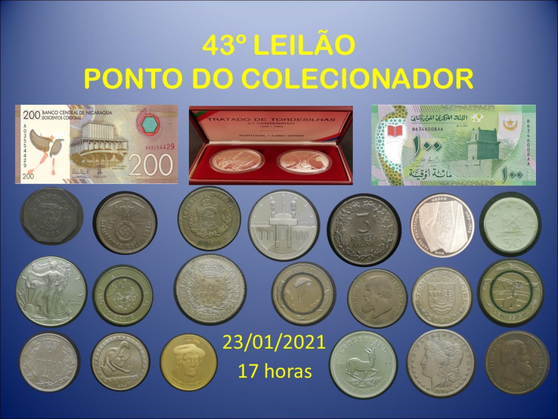 43º LEILÃO PONTO DO COLECIONADOR