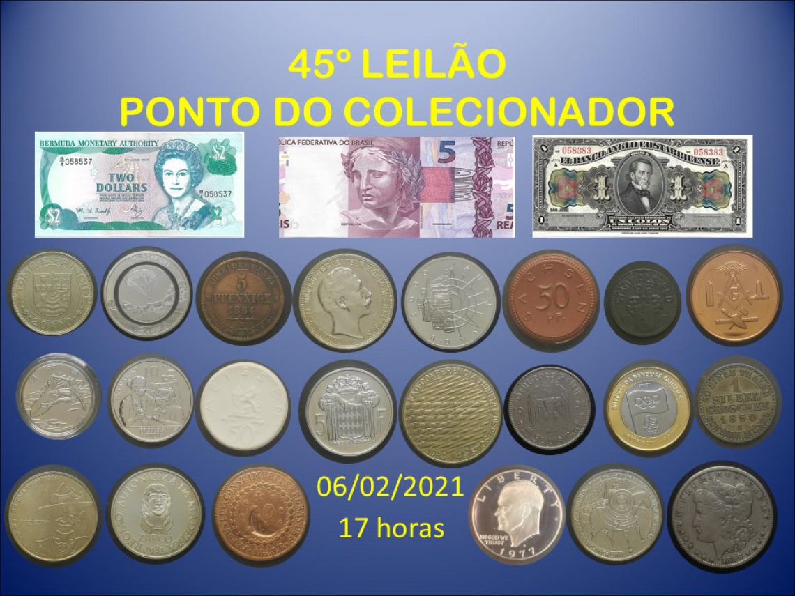 45º LEILÃO PONTO DO COLECIONADOR