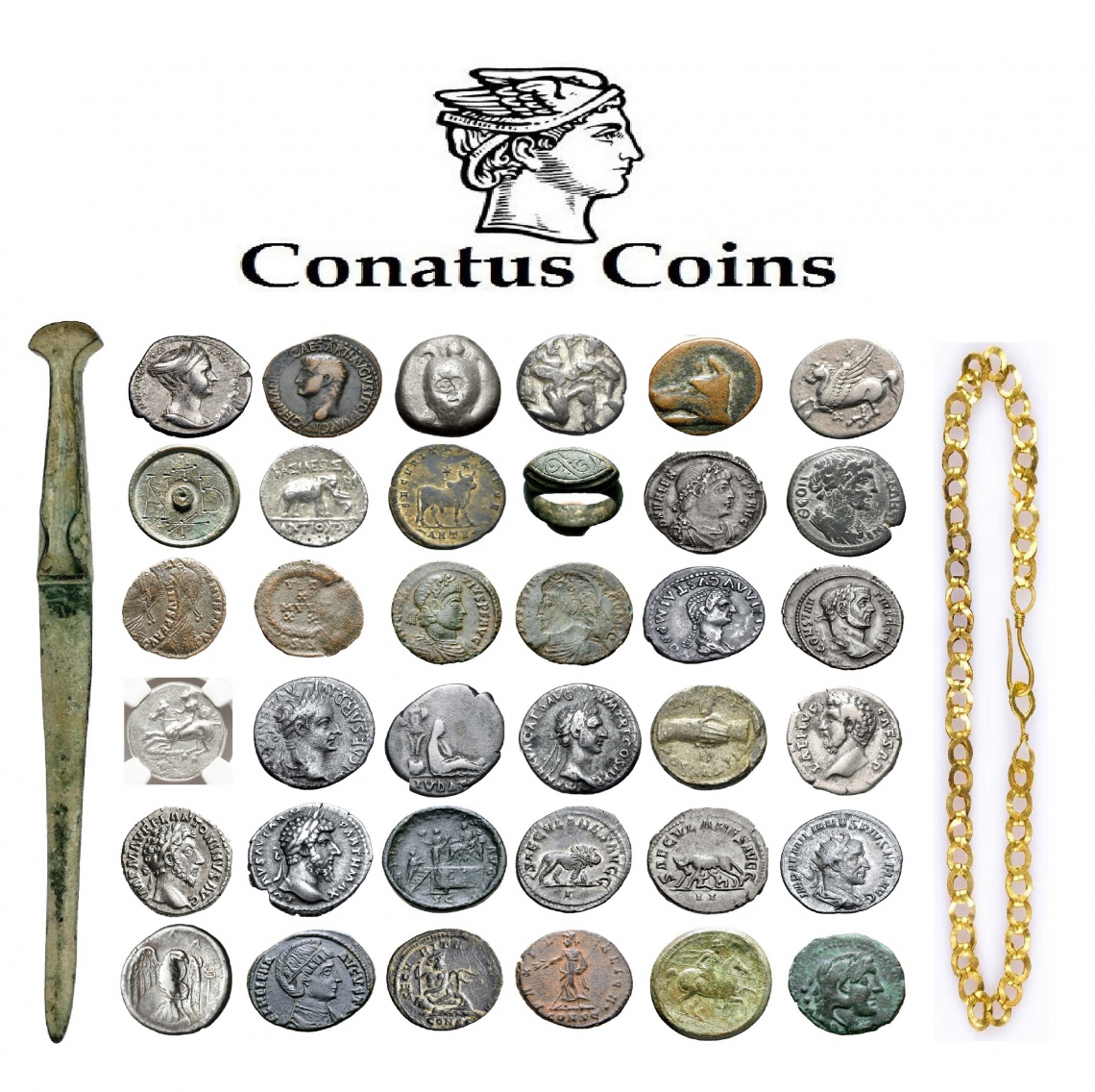 4º Leilão Conatus Coins de Moedas e Artefatos da Antiguidade Clássica (Gregos, Romanos e Bizantinos)