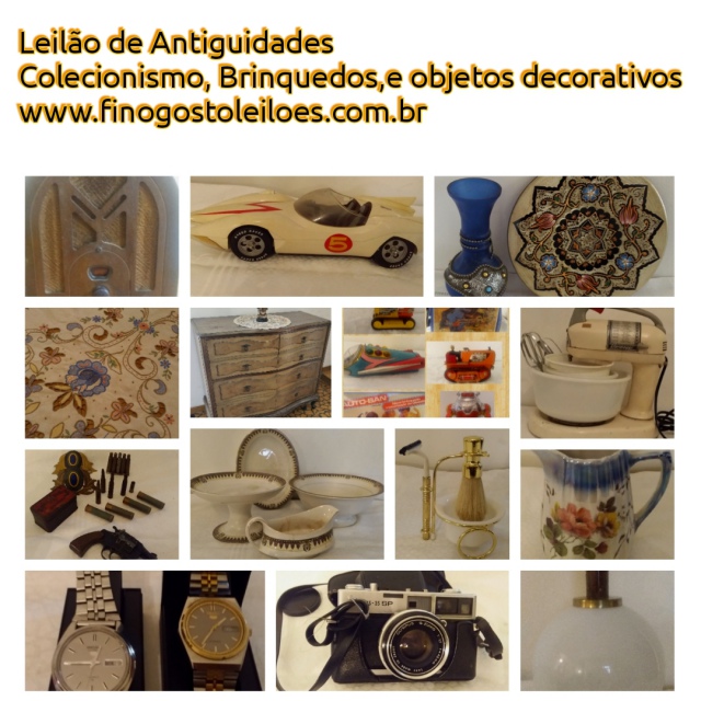 LEILÃO DE VARIEDADES , BRINQUEDOS, COLECIONISMO ,OBJETOS DECORATIVOS, E REMANESCENTES.