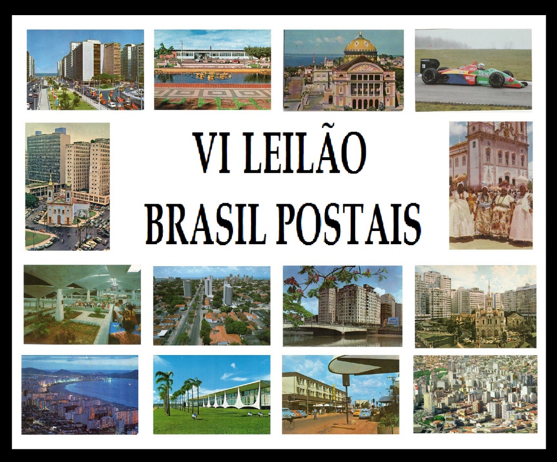 VI LEILÃO BRASIL POSTAIS