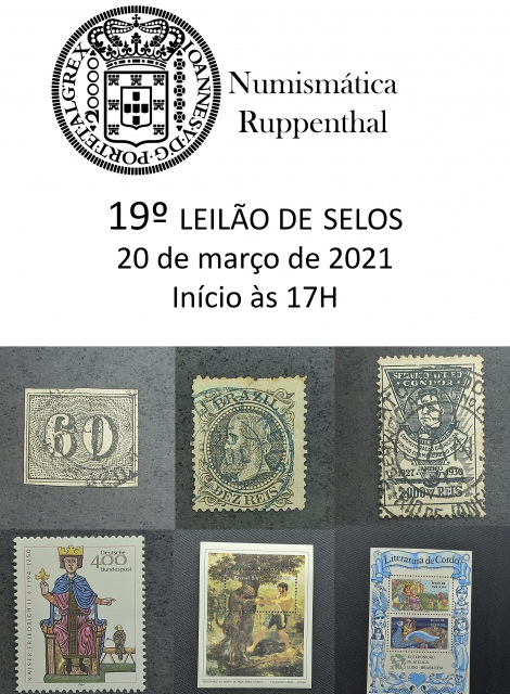 19º LEILÃO DE SELOS - NUMISMÁTICA RUPPENTHAL