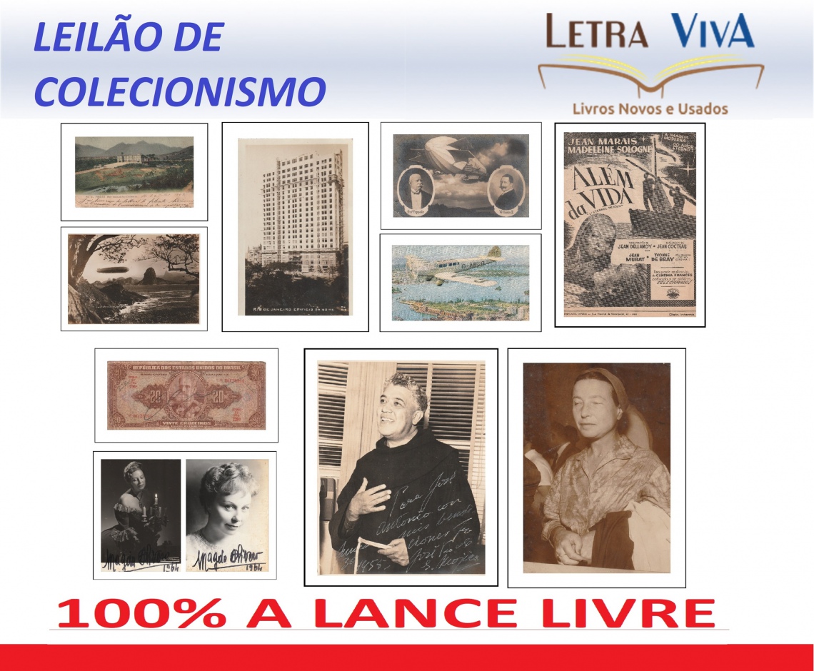 81º LEILÃO LETRA VIVA - LEILÃO DE COLECIONISMO