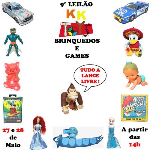 9º LEILÃO KK TOYS - BRINQUEDOS E GAMES