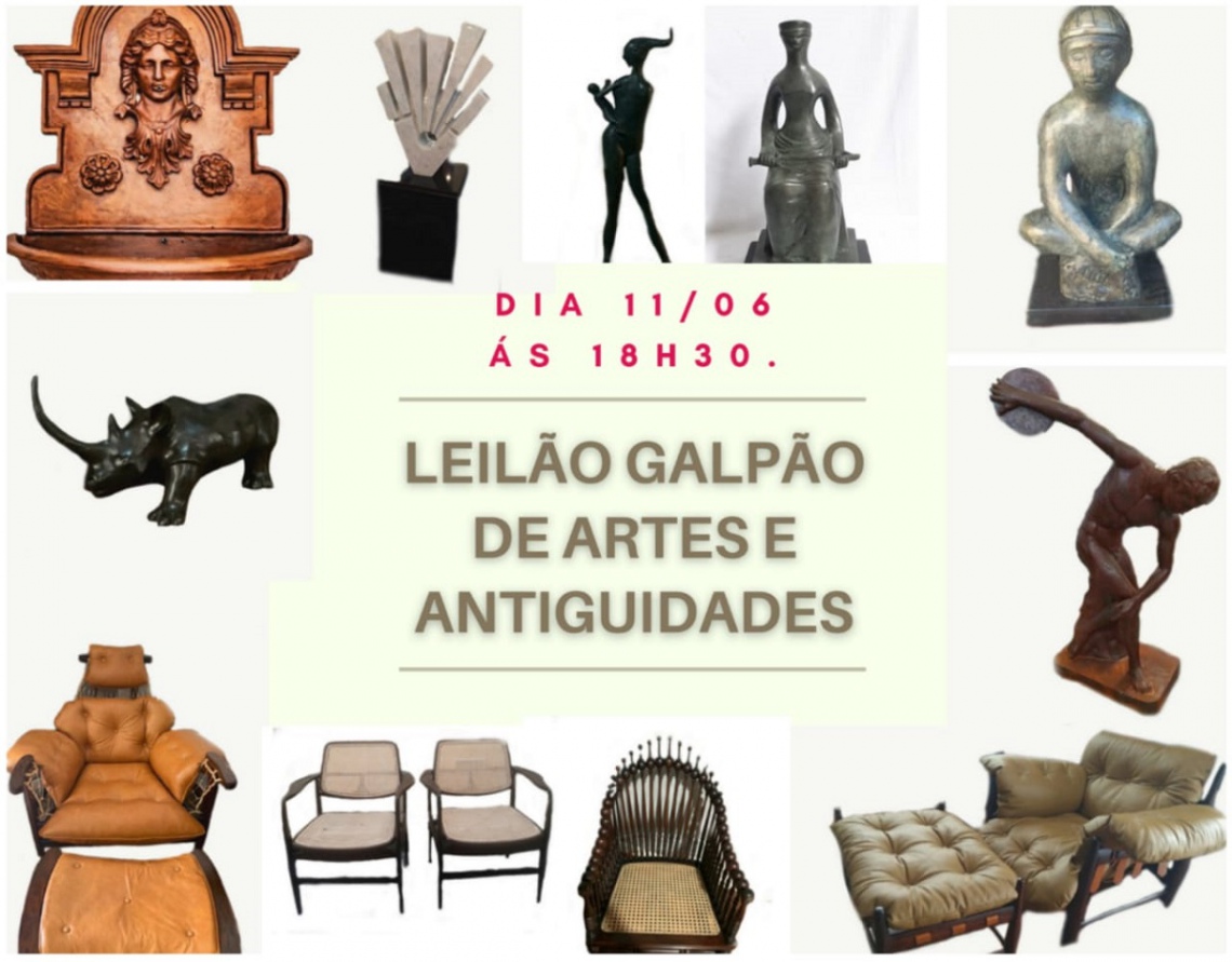 LEILÃO GALPÃO DE ARTES E ANTIGUIDADES