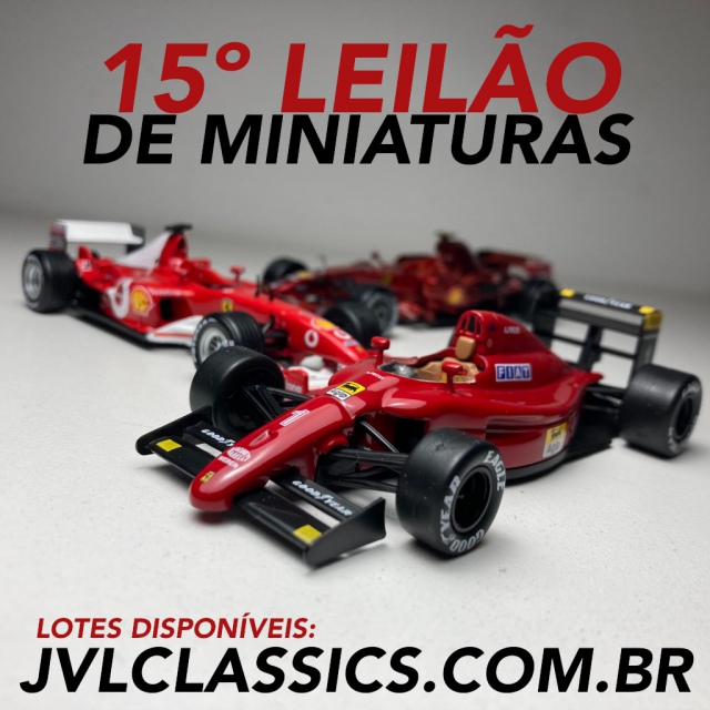15º Leilão de Miniaturas de Carros Colecionáveis JVL Classics