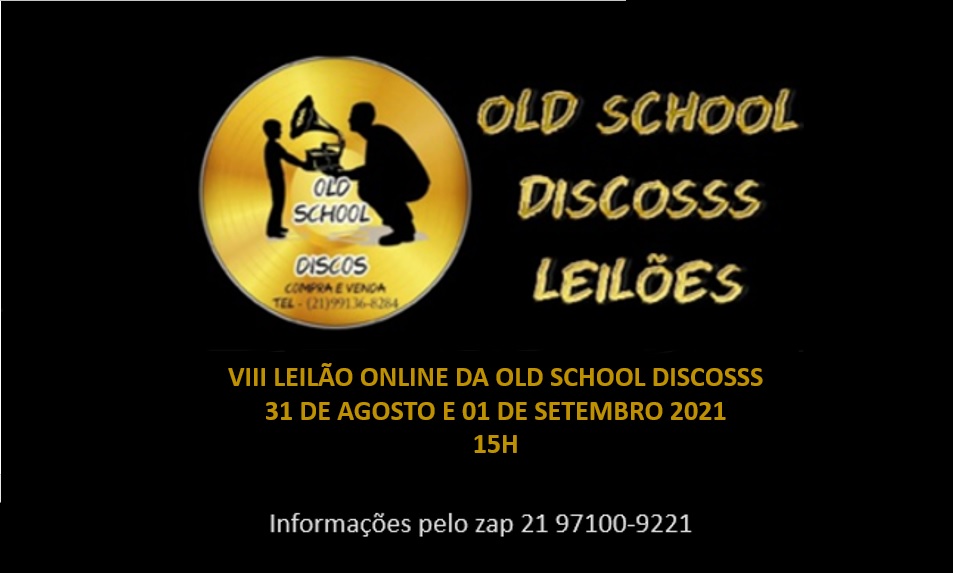 VIII LEILÃO OLD SCHOOL DISCOSSS - ROCK - JAZZ - BOSSA NOVA - MPB - JOVEM GUARDA