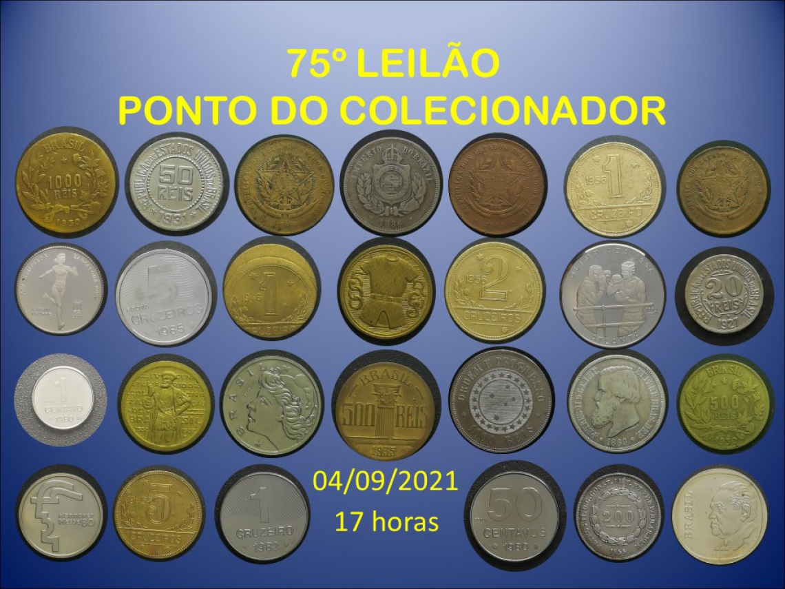 75º LEILÃO PONTO DO COLECIONADOR