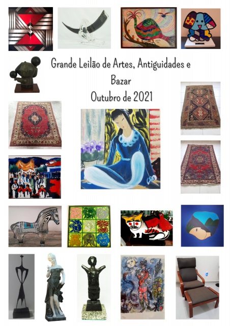 GRANDE LEILÃO DE ARTES, ANTIGUIDADES E BAZAR