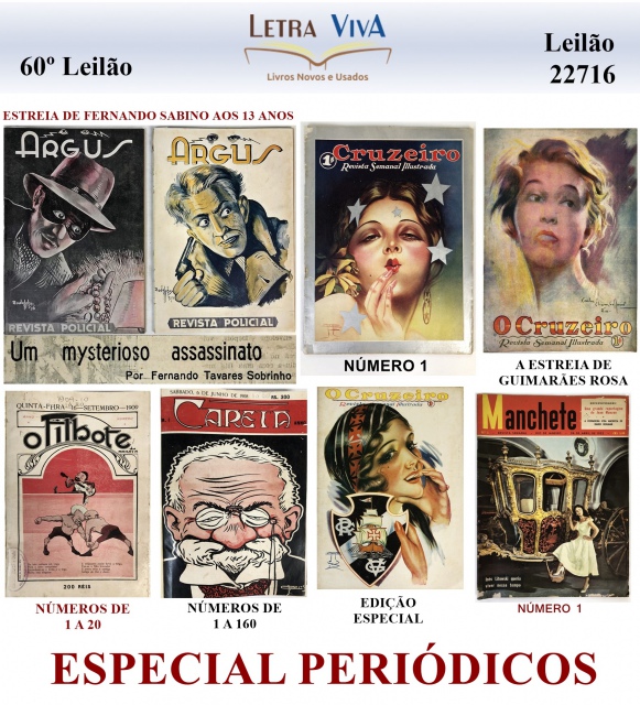 60º LEILÃO LETRA VIVA - ESPECIAL PERIÓDICOS