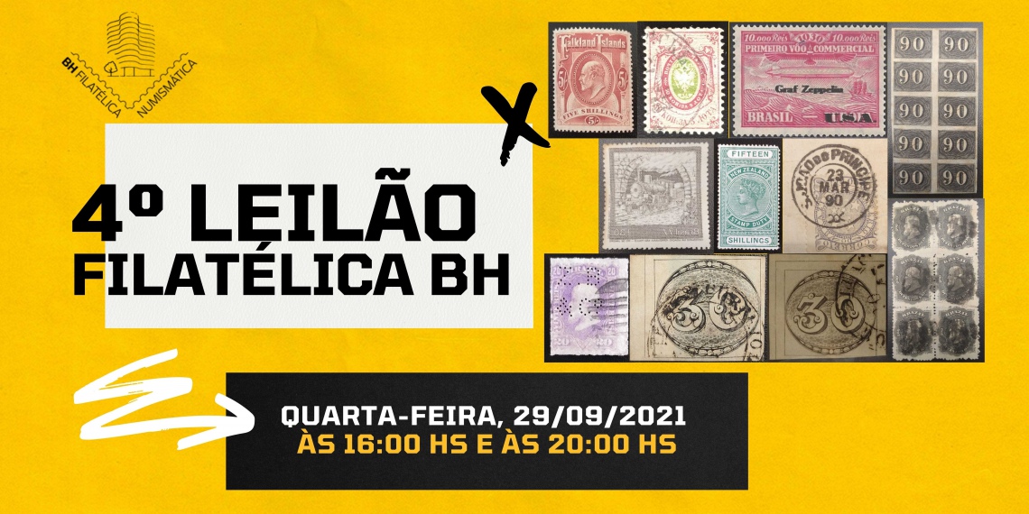 4º LEILÃO FILATÉLICA BH