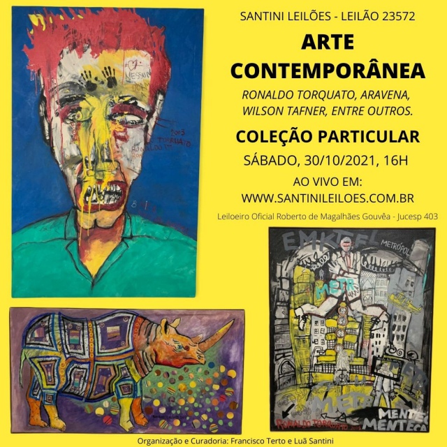 ARTE CONTEMPORÂNEA | RONALDO TORQUATO | ARAVENA | WILSON TAFNER | COLEÇÃO PARTICULAR