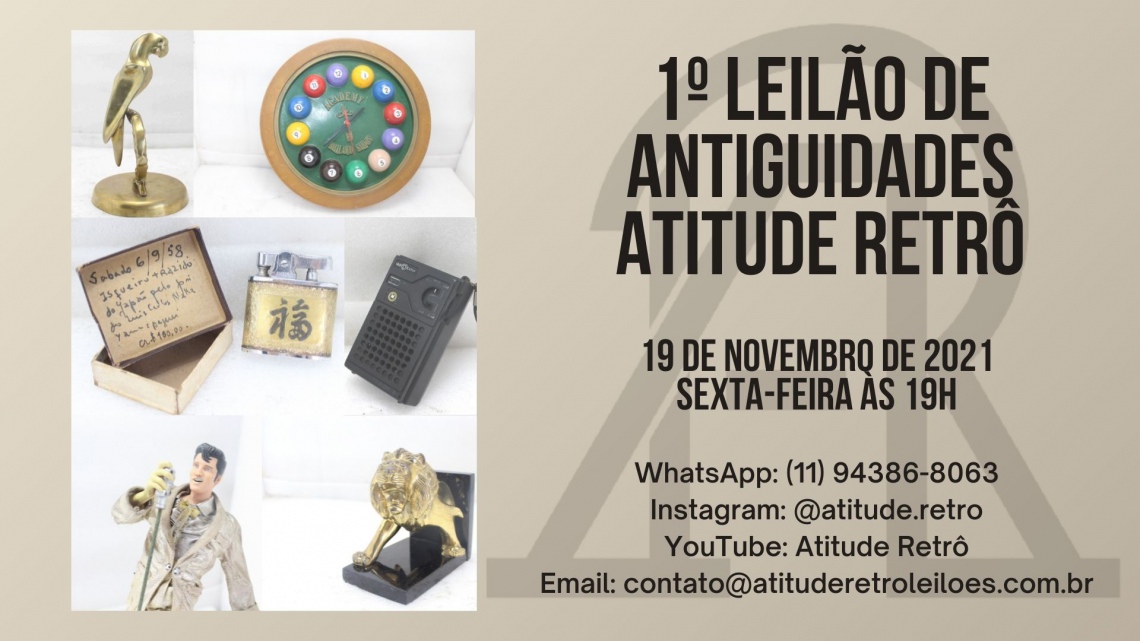 ATITUDE RETRÔ - LEILÃO DE ARTE E ANTIGUIDADES