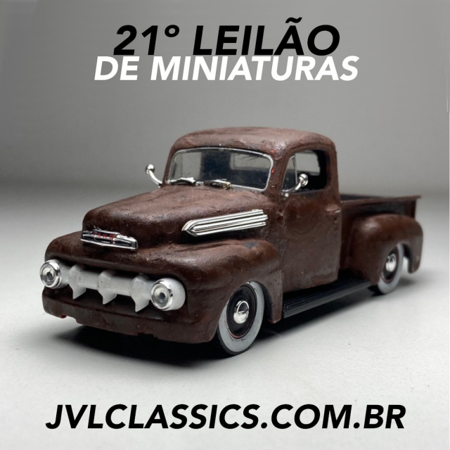 21º Leilão de Miniaturas de Carros Colecionáveis JVL Classics