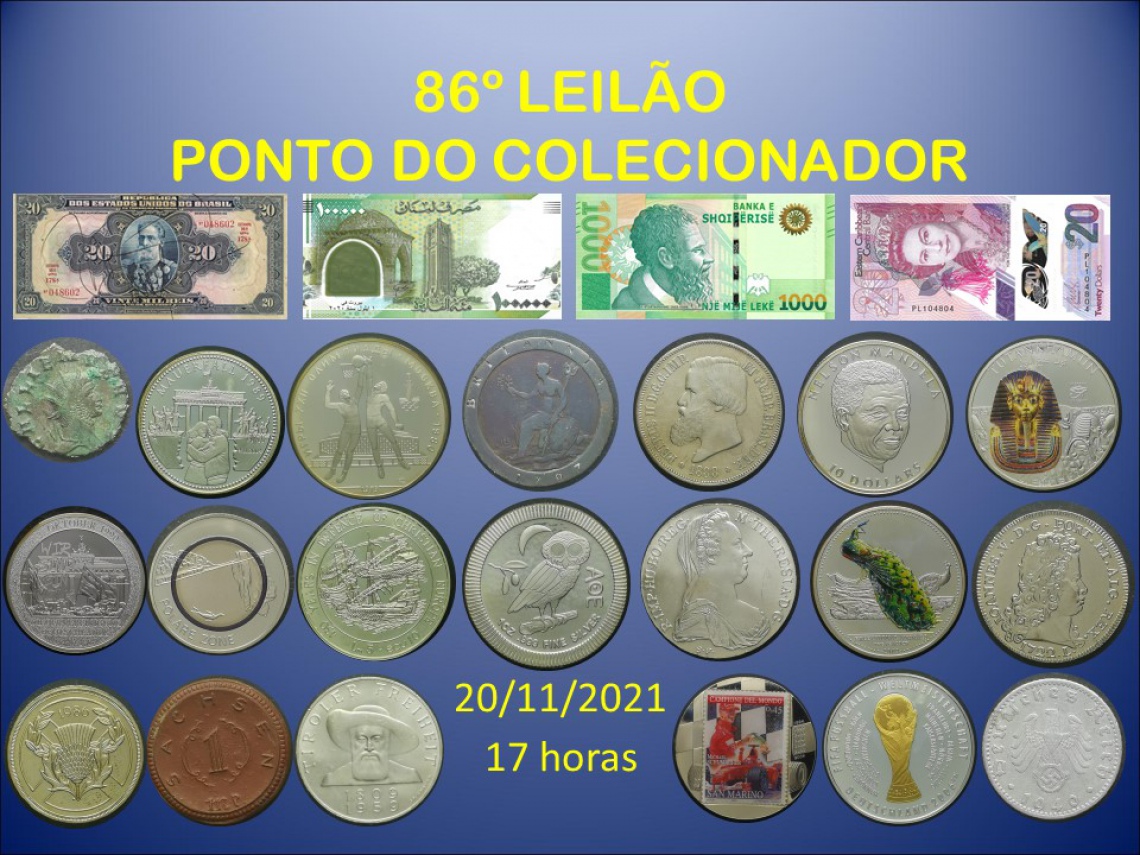 86º LEILÃO PONTO DO COLECIONADOR