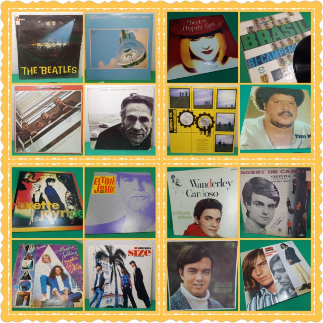 2º  Leilão Especial Discos de Vinil , Rock Clássico anos 60 , Pop , Rock Nacional , MPB e Outros