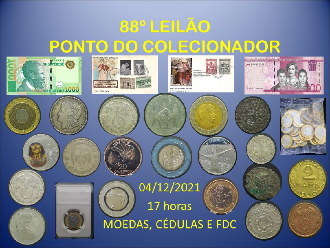 88º LEILÃO PONTO DO COLECIONADOR