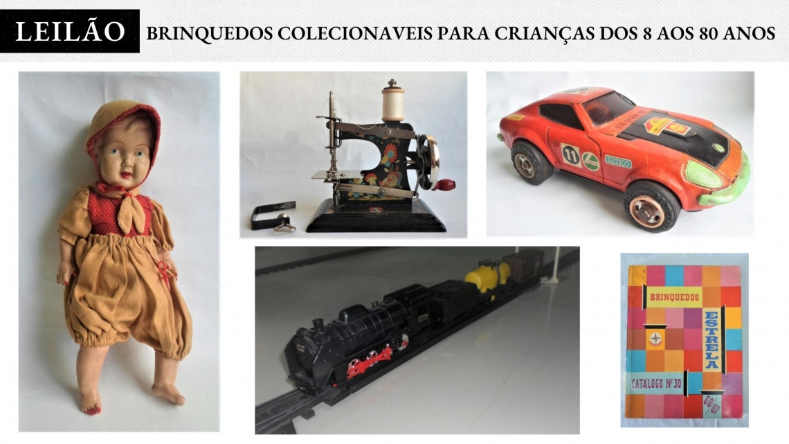 4º LEILÃO AVENIDA LEILÕES - Brinquedos Colecionáveis para crianças dos 8 aos 80 anos.