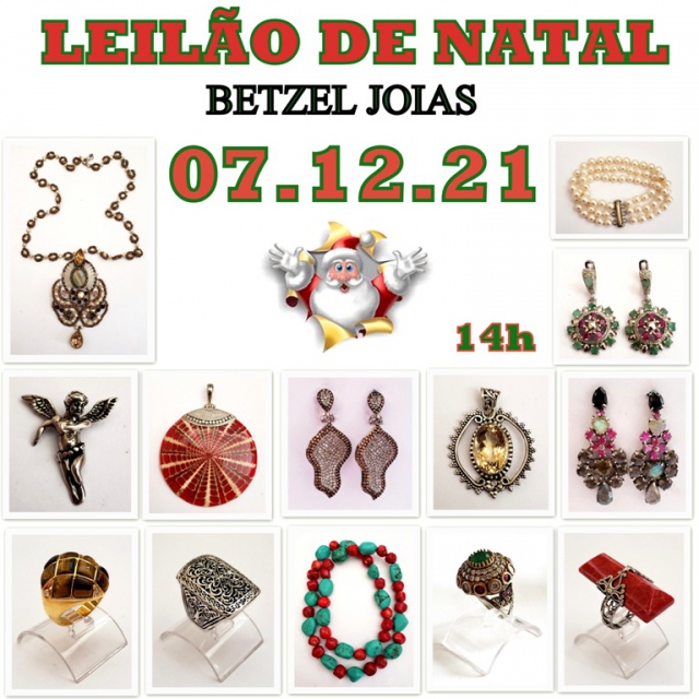 LEILÃO DE NATAL BETZEL JOIAS.