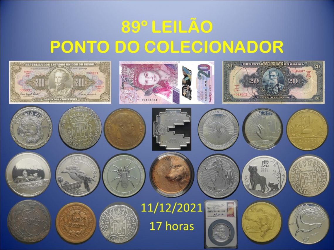 89º LEILÃO PONTO DO COLECIONADOR