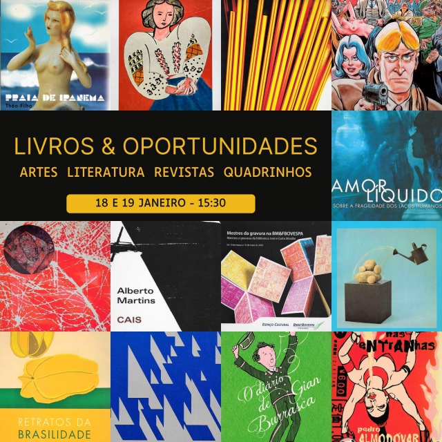 LIVROS & OPORTUNIDADES - Artes. Literatura. Revistas. Quadrinhos.