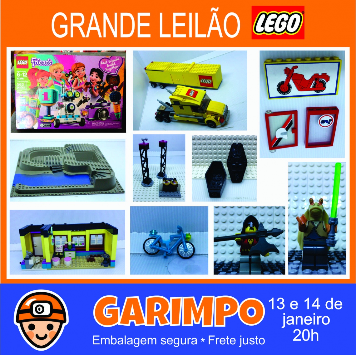 GRANDE LEILÃO DE LEGO (01/22)