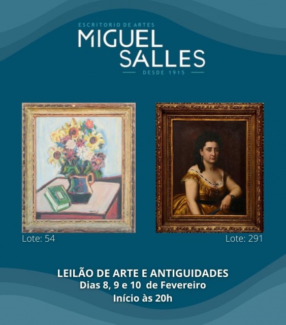 LEILÃO MIGUEL SALLES  -  ARTE E ANTIGUIDADES