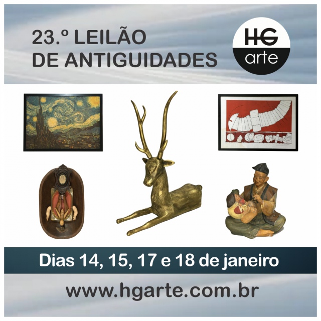 HG ARTE - 23.º LEILÃO DE ARTE E ANTIGUIDADES