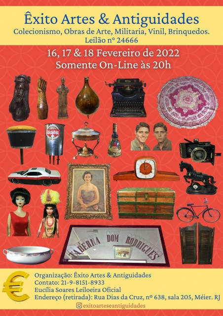 Êxito - Leilão de Artes, Antiguidades & Colecionismo - nº 24666