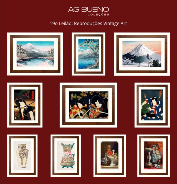 19º Leilão AG Bueno Coleções - Reproduções Vintage Art (Reproductions)