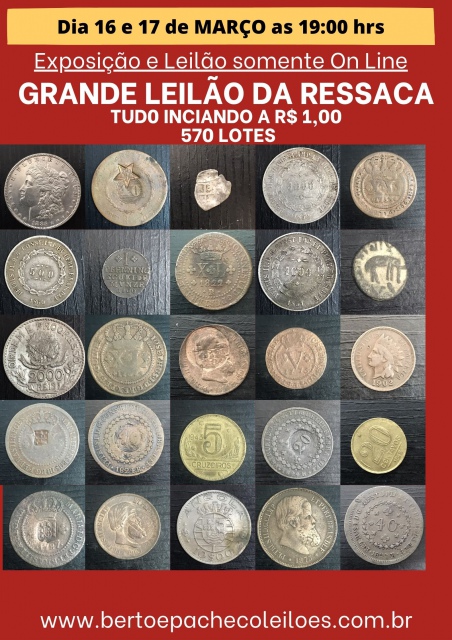 GRANDE LEILÃO DA RESSACA - TUDO INCIANDO A R$ 1,00