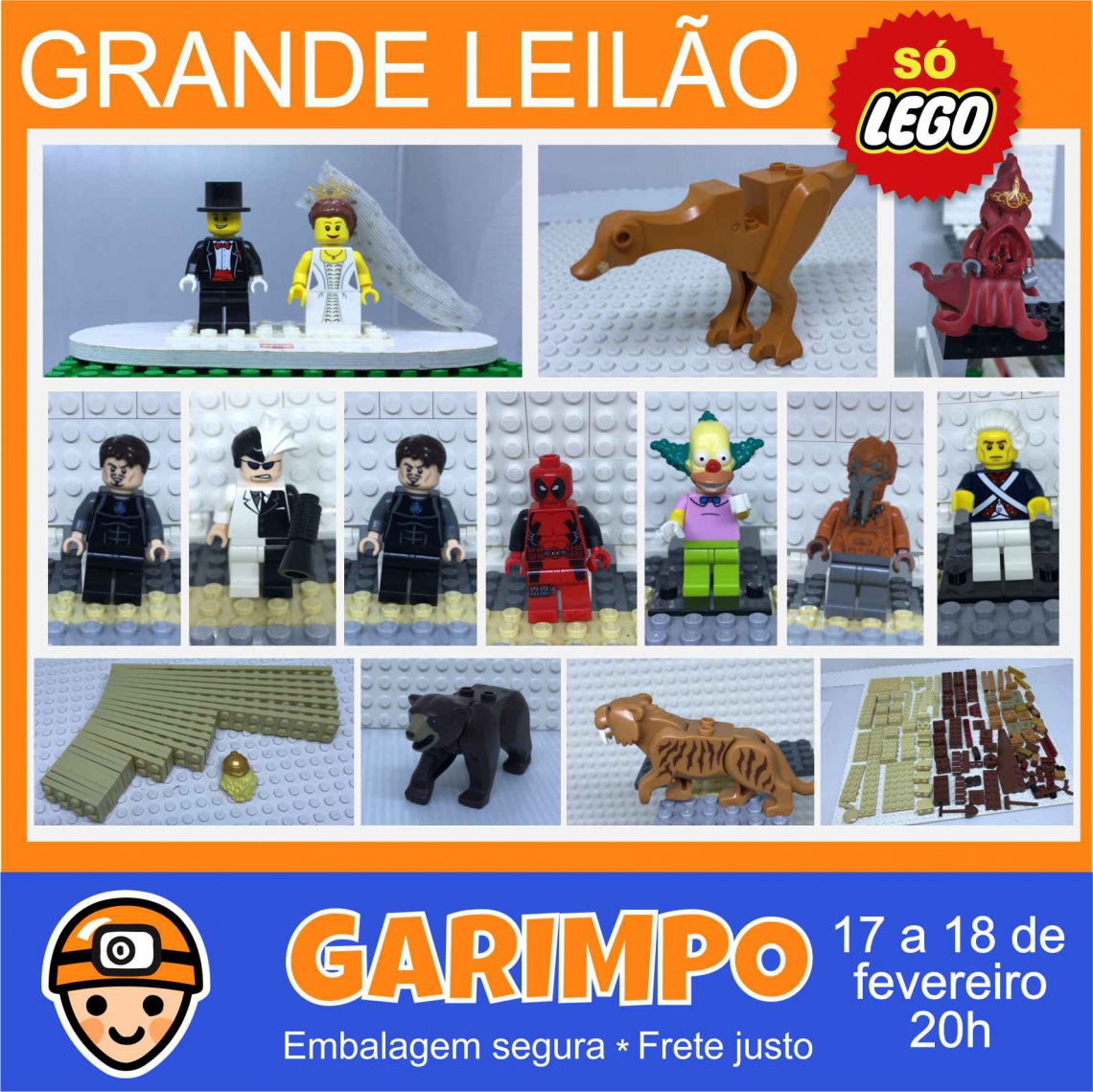 GRANDE LEILÃO DE LEGO (02/22)