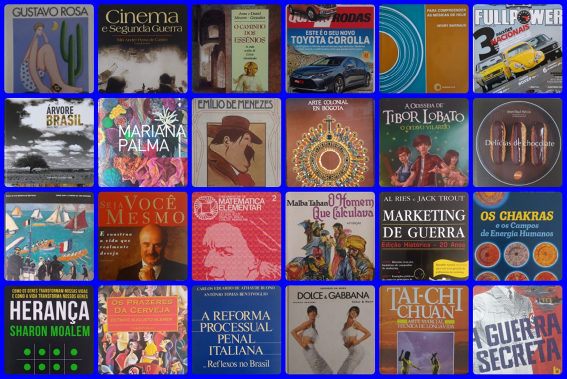 Leilão Biblioteca do Saber: Livros e Revistas