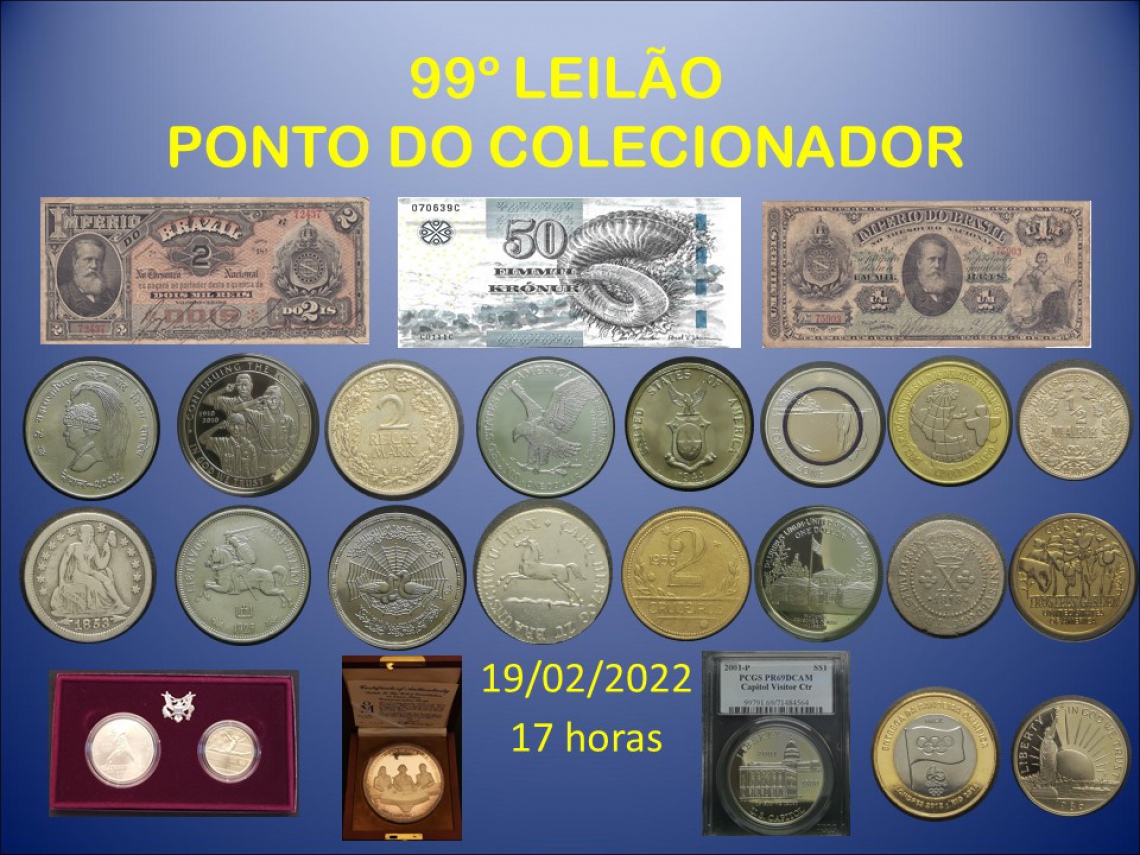 99º LEILÃO PONTO DO COLECIONADOR